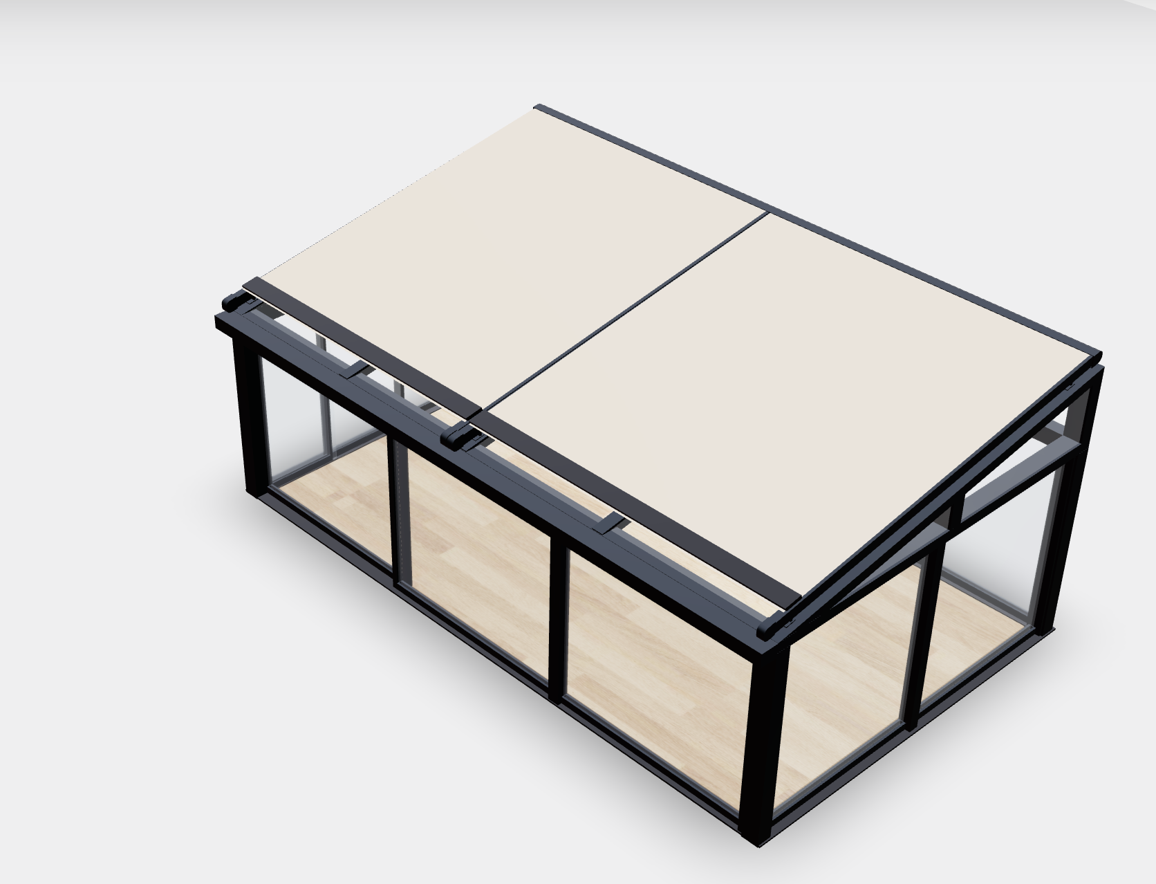 Glass verandas, configured to fit.