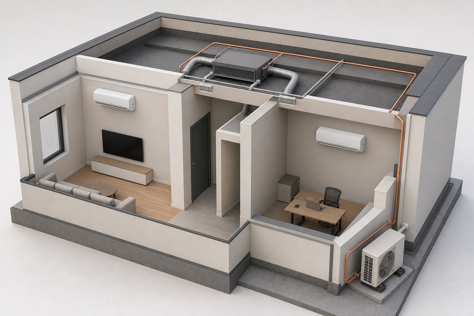 3D view of a configurable industrial equipment used to explain Europe: industrial-equipment configurators, custom software and rollout.